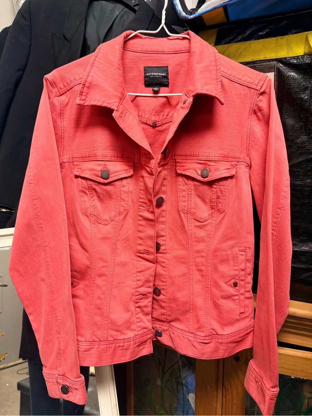 Liverpool Coral Denim Jacket